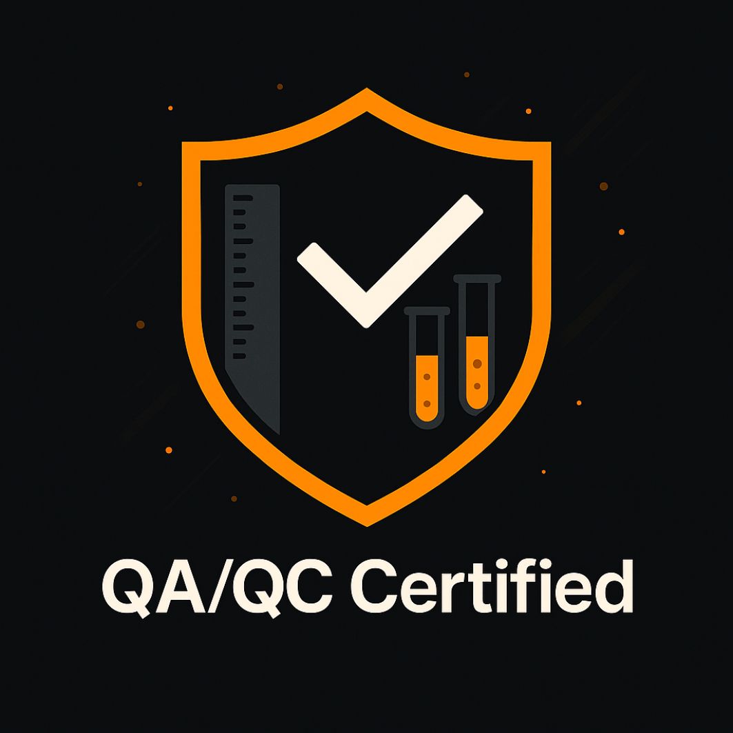 QA/QC Certified visual