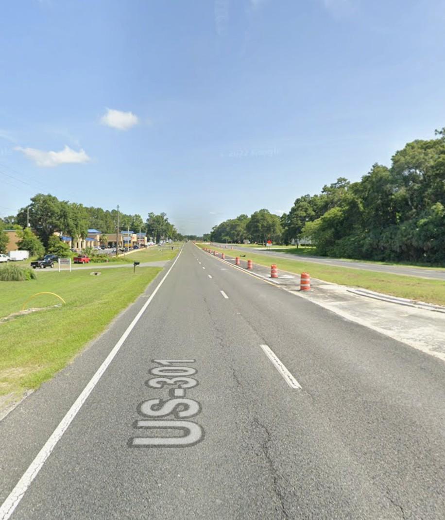 SR 16 corridor approaching US-301 in Starke, Florida